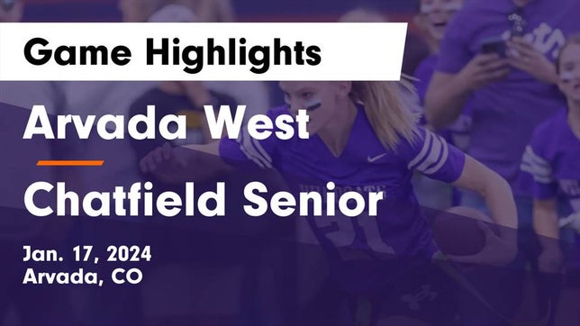 Watch this highlight video of the Arvada West (Arvada, CO) girls basketball team in its game Arvada West  vs Chatfield Senior  Game Highlights - Jan. 17, 2024 on Jan 17, 2024