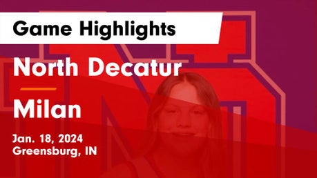Waldron vs North Decatur | Girls Basketball | 12/15/2023