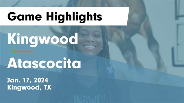 Watch this highlight video of the Kingwood (TX) girls basketball team in its game Kingwood  vs Atascocita  Game Highlights - Jan. 17, 2024 on Jan 17, 2024