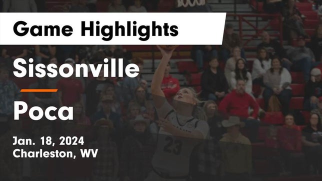 Watch this highlight video of the Sissonville (Charleston, WV) girls basketball team in its game Sissonville  vs Poca  Game Highlights - Jan. 18, 2024 on Jan 18, 2024