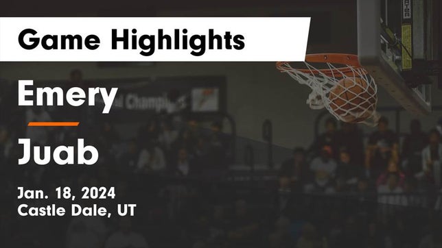 Watch this highlight video of the Emery (Castle Dale, UT) girls basketball team in its game Emery  vs Juab  Game Highlights - Jan. 18, 2024 on Jan 18, 2024