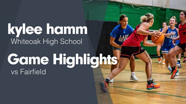 Watch this highlight video of Kylee Hamm