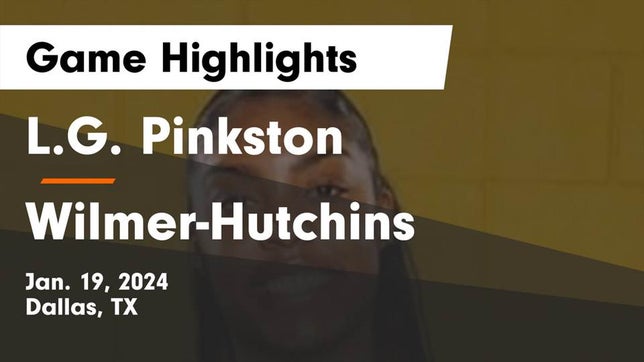 Watch this highlight video of the Pinkston (Dallas, TX) girls basketball team in its game L.G. Pinkston  vs Wilmer-Hutchins  Game Highlights - Jan. 19, 2024 on Jan 19, 2024
