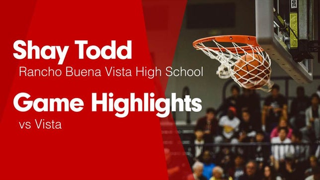 Watch this highlight video of Shay Todd