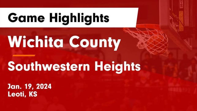 Watch this highlight video of the Wichita County (Leoti, KS) basketball team in its game Wichita County  vs Southwestern Heights  Game Highlights - Jan. 19, 2024 on Jan 19, 2024
