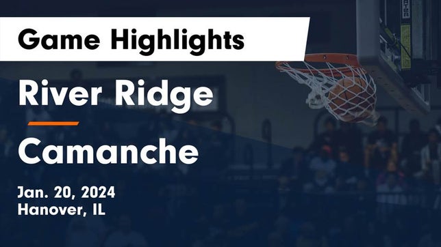 Watch this highlight video of the River Ridge/Scales Mound (Hanover, IL) girls basketball team in its game River Ridge  vs Camanche  Game Highlights - Jan. 20, 2024 on Jan 20, 2024
