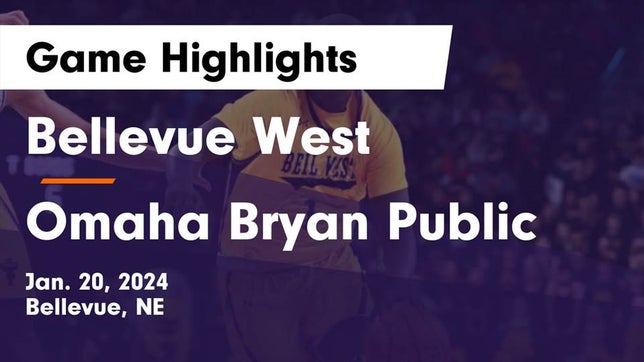 Watch this highlight video of the Bellevue West (Bellevue, NE) basketball team in its game Bellevue West  vs Omaha Bryan Public  Game Highlights - Jan. 20, 2024 on Jan 20, 2024