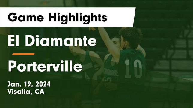 Watch this highlight video of the El Diamante (Visalia, CA) girls basketball team in its game El Diamante  vs Porterville  Game Highlights - Jan. 19, 2024 on Jan 19, 2024