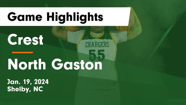 Watch this highlight video of the Crest (Shelby, NC) girls basketball team in its game Crest  vs North Gaston  Game Highlights - Jan. 19, 2024 on Jan 19, 2024