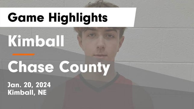 Watch this highlight video of the Kimball (NE) basketball team in its game Kimball  vs Chase County  Game Highlights - Jan. 20, 2024 on Jan 20, 2024