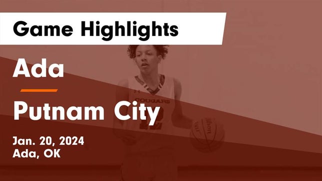 Watch this highlight video of the Ada (OK) basketball team in its game Ada  vs Putnam City  Game Highlights - Jan. 20, 2024 on Jan 20, 2024