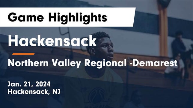 Watch this highlight video of the Hackensack (NJ) basketball team in its game Hackensack  vs Northern Valley Regional -Demarest Game Highlights - Jan. 21, 2024 on Jan 21, 2024