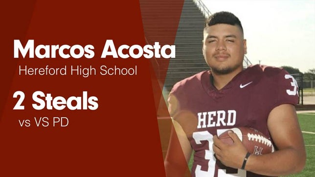 Watch this highlight video of Marcos Acosta
