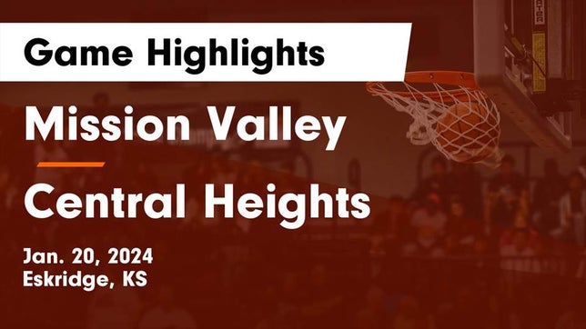 Watch this highlight video of the Mission Valley (Eskridge, KS) basketball team in its game Mission Valley  vs Central Heights  Game Highlights - Jan. 20, 2024 on Jan 20, 2024