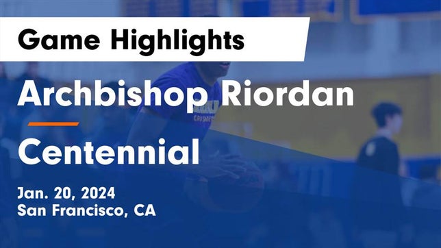 Max Riordan Basketball Game Preview: Archbishop Riordan Crusaders vs. Saint Francis ...