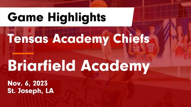 Watch this highlight video of the Tensas Academy (St. Joseph, LA) girls basketball team in its game Tensas Academy Chiefs vs Briarfield Academy  Game Highlights - Nov. 6, 2023 on Nov 6, 2023