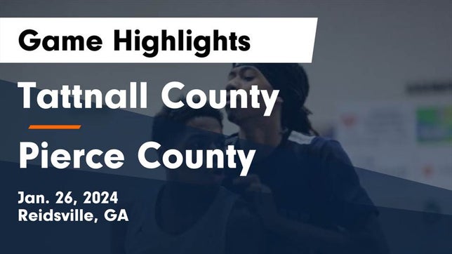 Watch this highlight video of the Tattnall County (Reidsville, GA) basketball team in its game Tattnall County  vs Pierce County  Game Highlights - Jan. 26, 2024 on Jan 26, 2024