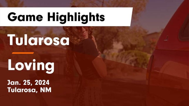 Watch this highlight video of the Tularosa (NM) girls basketball team in its game Tularosa  vs Loving  Game Highlights - Jan. 25, 2024 on Jan 25, 2024