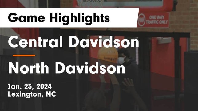 Watch this highlight video of the Central Davidson (Lexington, NC) girls basketball team in its game Central Davidson  vs North Davidson  Game Highlights - Jan. 23, 2024 on Jan 23, 2024