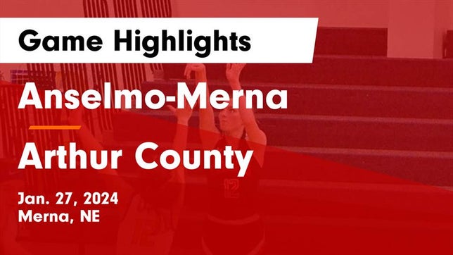 Watch this highlight video of the Anselmo-Merna (Merna, NE) girls basketball team in its game Anselmo-Merna  vs Arthur County  Game Highlights - Jan. 27, 2024 on Jan 27, 2024