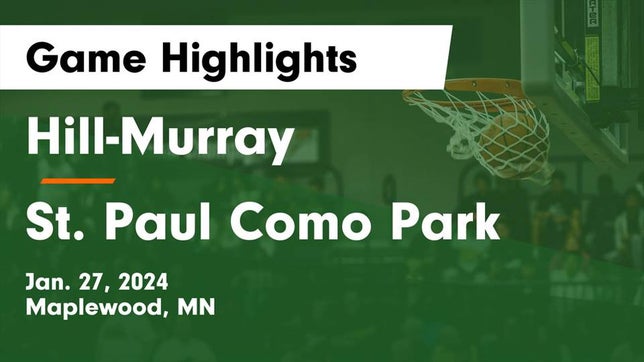 Watch this highlight video of the Hill-Murray (Maplewood, MN) girls basketball team in its game Hill-Murray  vs St. Paul Como Park  Game Highlights - Jan. 27, 2024 on Jan 27, 2024