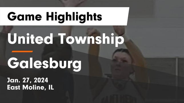 Watch this highlight video of the East Moline United (East Moline, IL) girls basketball team in its game United Township vs Galesburg  Game Highlights - Jan. 27, 2024 on Jan 27, 2024