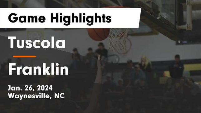 Watch this highlight video of the Tuscola (Waynesville, NC) girls basketball team in its game  Tuscola  vs Franklin  Game Highlights - Jan. 26, 2024 on Jan 26, 2024
