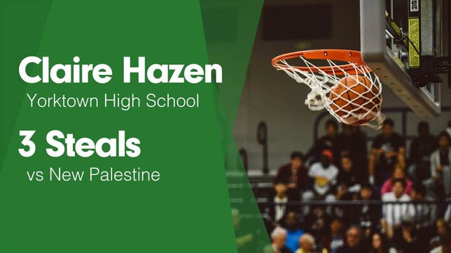 Watch this highlight video of Claire Hazen