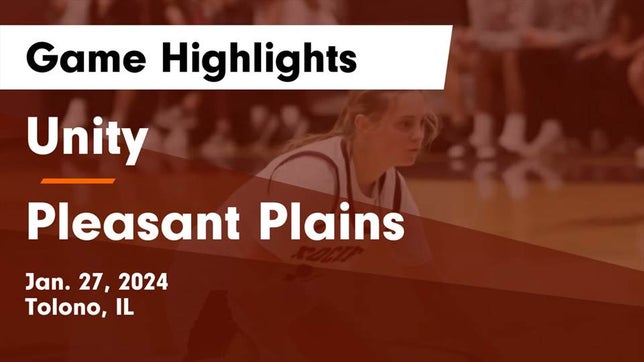 Watch this highlight video of the Tolono Unity (Tolono, IL) girls basketball team in its game Unity  vs Pleasant Plains  Game Highlights - Jan. 27, 2024 on Jan 27, 2024
