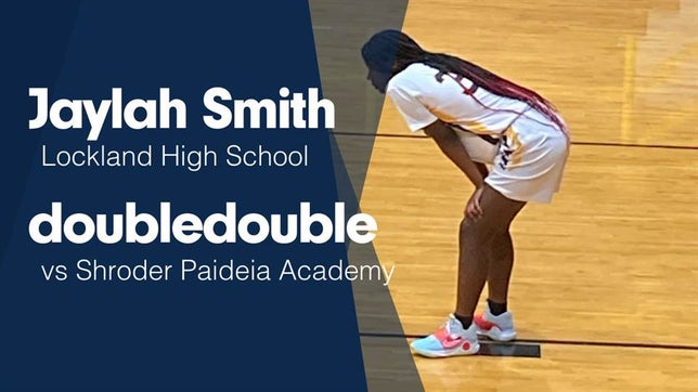 Watch this highlight video of Jaylah Smith