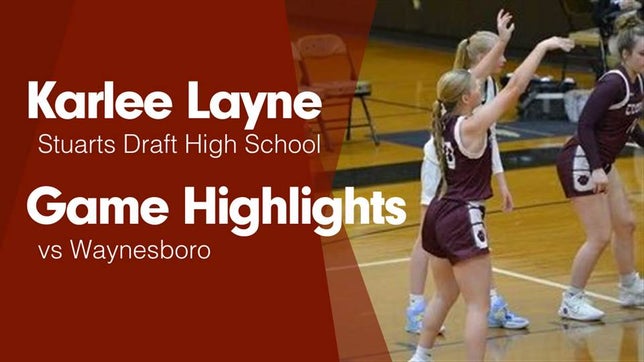 Watch this highlight video of Karlee Layne