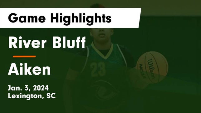 Watch this highlight video of the River Bluff (Lexington, SC) girls basketball team in its game River Bluff  vs Aiken  Game Highlights - Jan. 3, 2024 on Jan 3, 2024