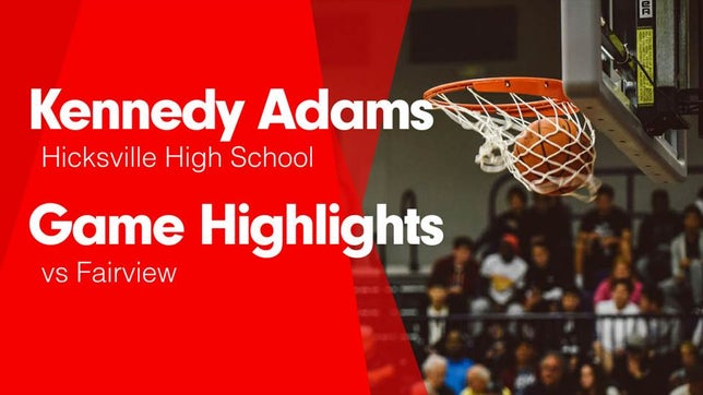 Watch this highlight video of Kennedy Adams