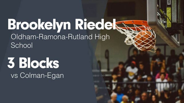 Watch this highlight video of Brookelyn Riedel
