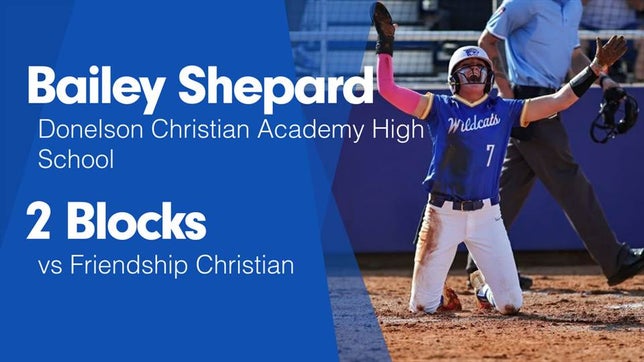 Watch this highlight video of Bailey Shepard