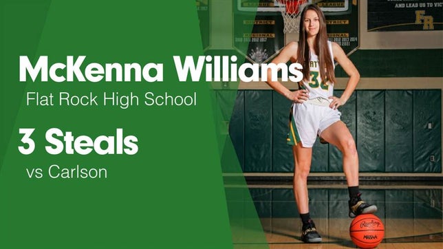 Watch this highlight video of Mckenna Williams