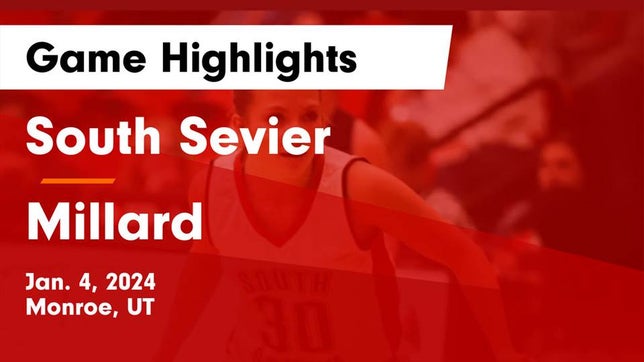 Watch this highlight video of the South Sevier (Monroe, UT) girls basketball team in its game South Sevier  vs Millard  Game Highlights - Jan. 4, 2024 on Jan 4, 2024