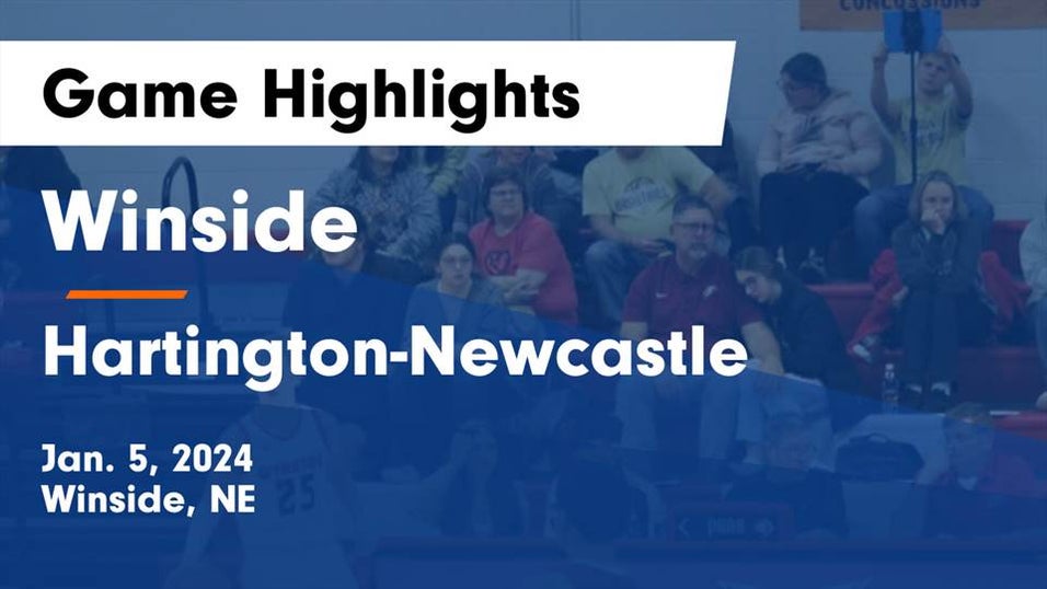 Winside Winside vs Hartington-Newcastle | Basketball | 1/5