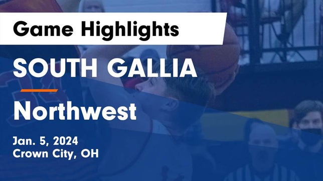 Watch this highlight video of the South Gallia (Crown City, OH) basketball team in its game SOUTH GALLIA  vs Northwest  Game Highlights - Jan. 5, 2024 on Jan 5, 2024