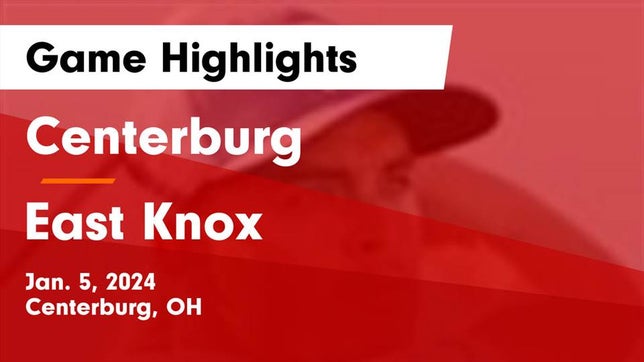Watch this highlight video of the Centerburg (OH) basketball team in its game Centerburg  vs East Knox  Game Highlights - Jan. 5, 2024 on Jan 5, 2024