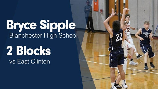 Watch this highlight video of Bryce Sipple