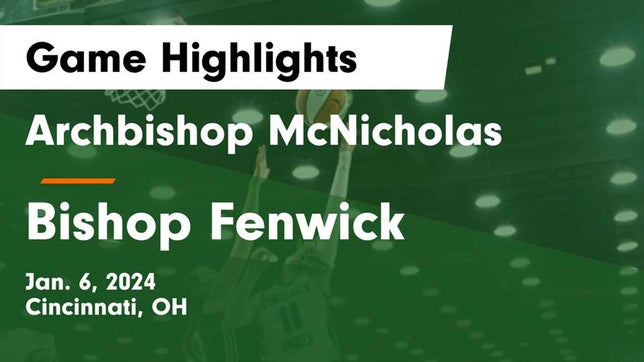 Mcnicholas Rockets Basketball Game Recap: Archbishop McNicholas Rockets vs. Milford Eagles