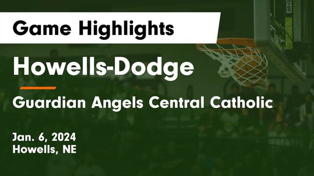 Watch this highlight video of the Howells-Dodge (Howells, NE) basketball team in its game Howells-Dodge  vs Guardian Angels Central Catholic Game Highlights - Jan. 6, 2024 on Jan 6, 2024