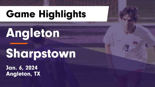 Watch this highlight video of the Angleton (TX) soccer team in its game Angleton  vs Sharpstown  Game Highlights - Jan. 6, 2024 on Jan 6, 2024