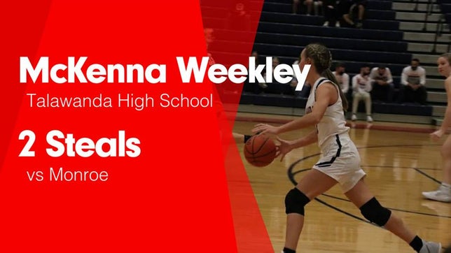 Watch this highlight video of Mckenna Weekley