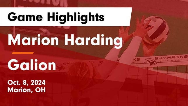 Volleyball Game Preview: Marion Harding Presidents vs. Centennial Stars