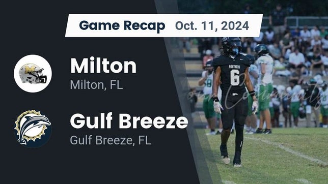 Football Recap: Gulf Breeze's Losing Streak Snapped at Five Games
