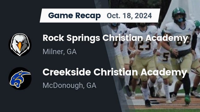 Football Recap: Creekside Christian Academy Find Success