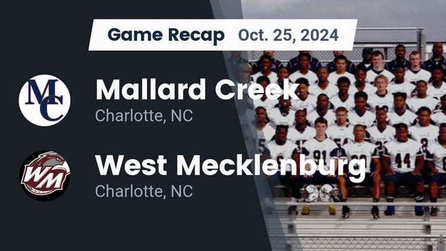 Football Game Preview: West Mecklenburg Hawks vs. Harding University Rams