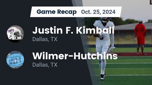 Football Recap: Wilmer-Hutchins Takes Loss Despite Strong Performances ...